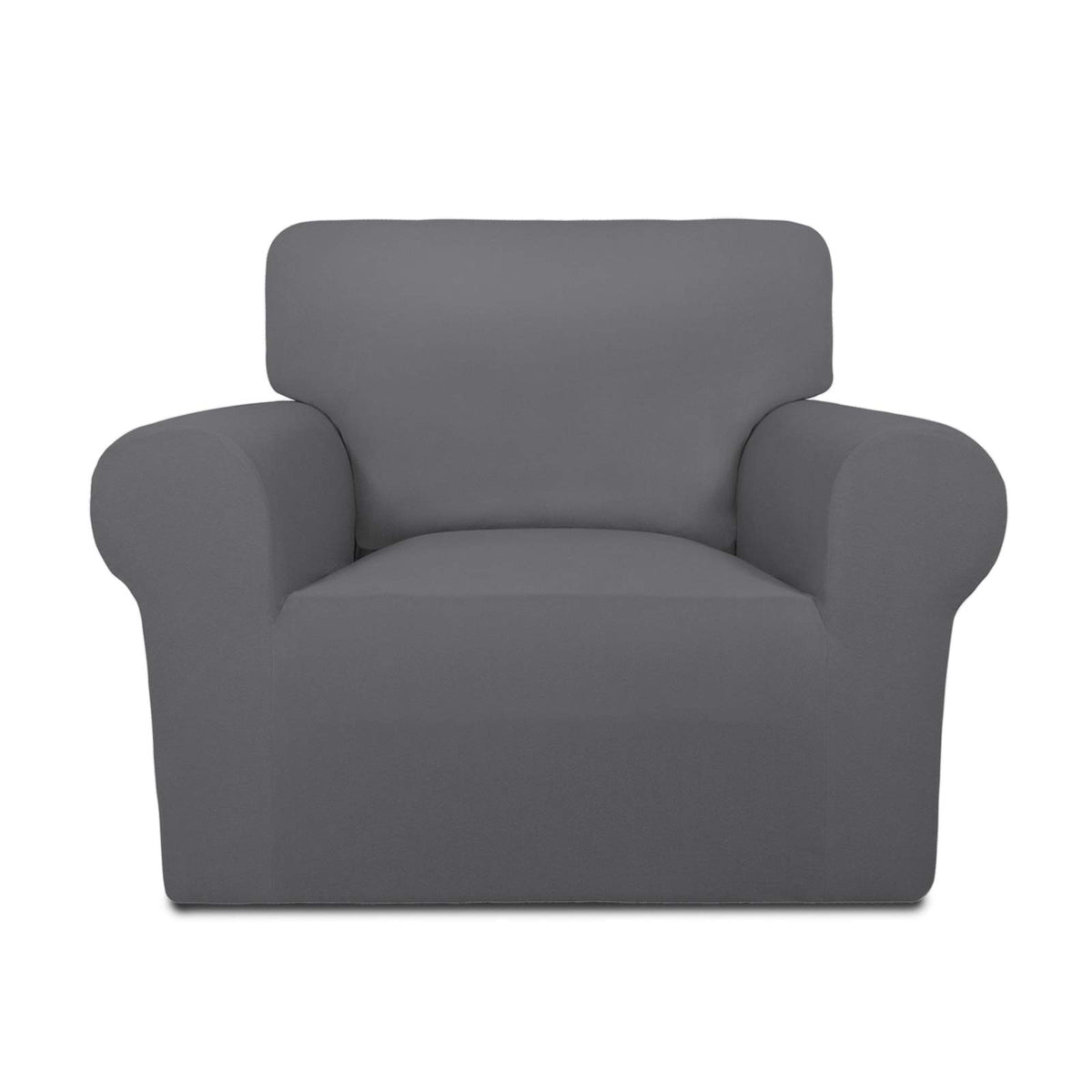PureFit Stretch Couch Covers for Sofa Large Sofa Slipcovers Dark Gray