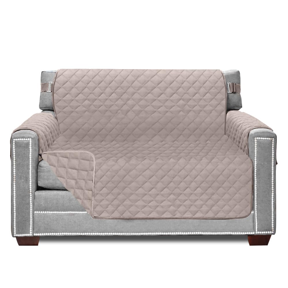 Sofa Shield® Couch Sofa Slip Cover for Dogs with Strap, Navy Sand