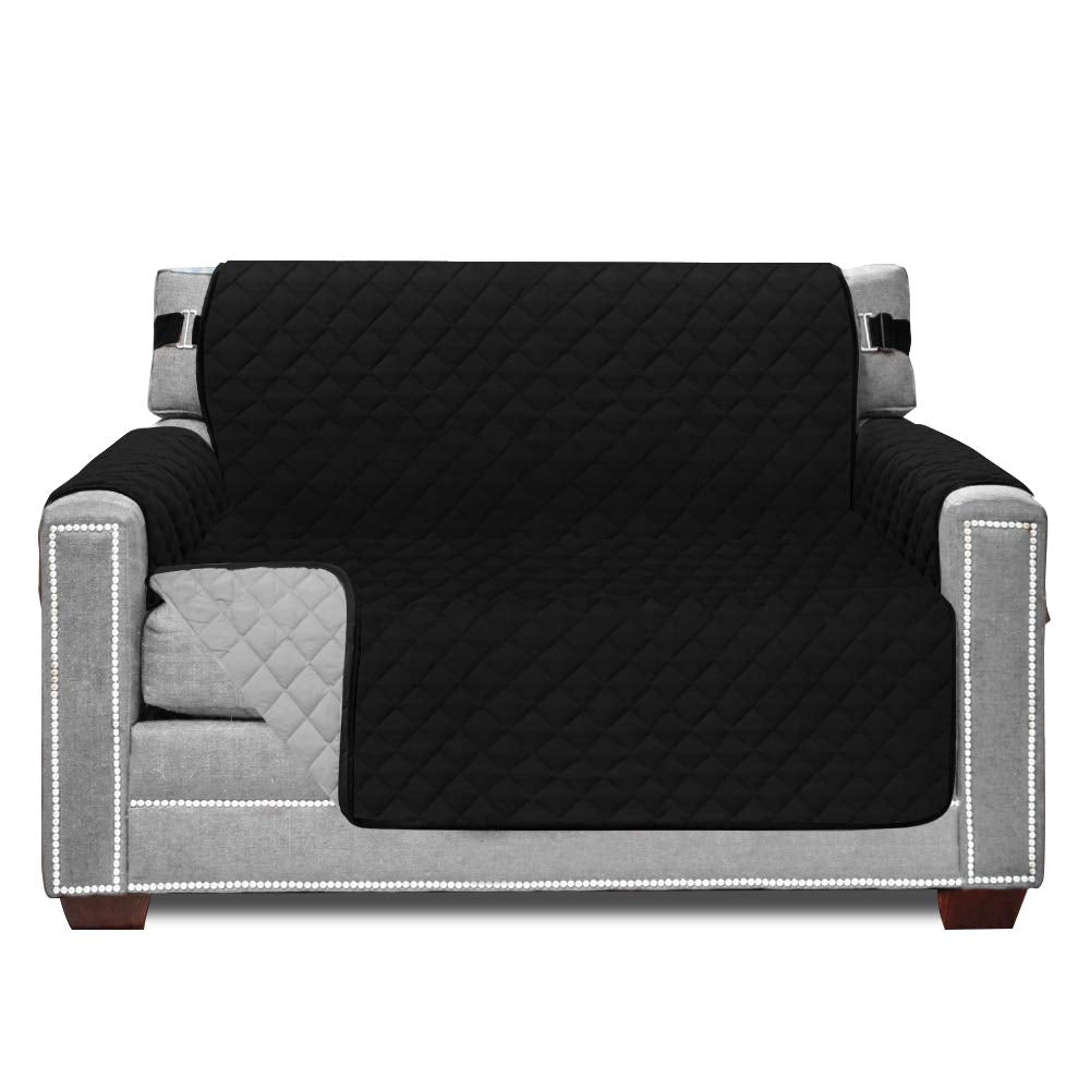 Sofa Shield® Couch Sofa Slip Cover for Dogs with Strap, Navy Sand