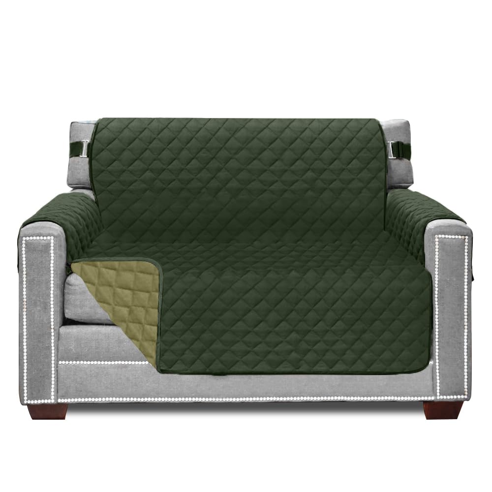 Sofa Shield® Couch Sofa Slip Cover for Dogs with Strap, Navy Sand
