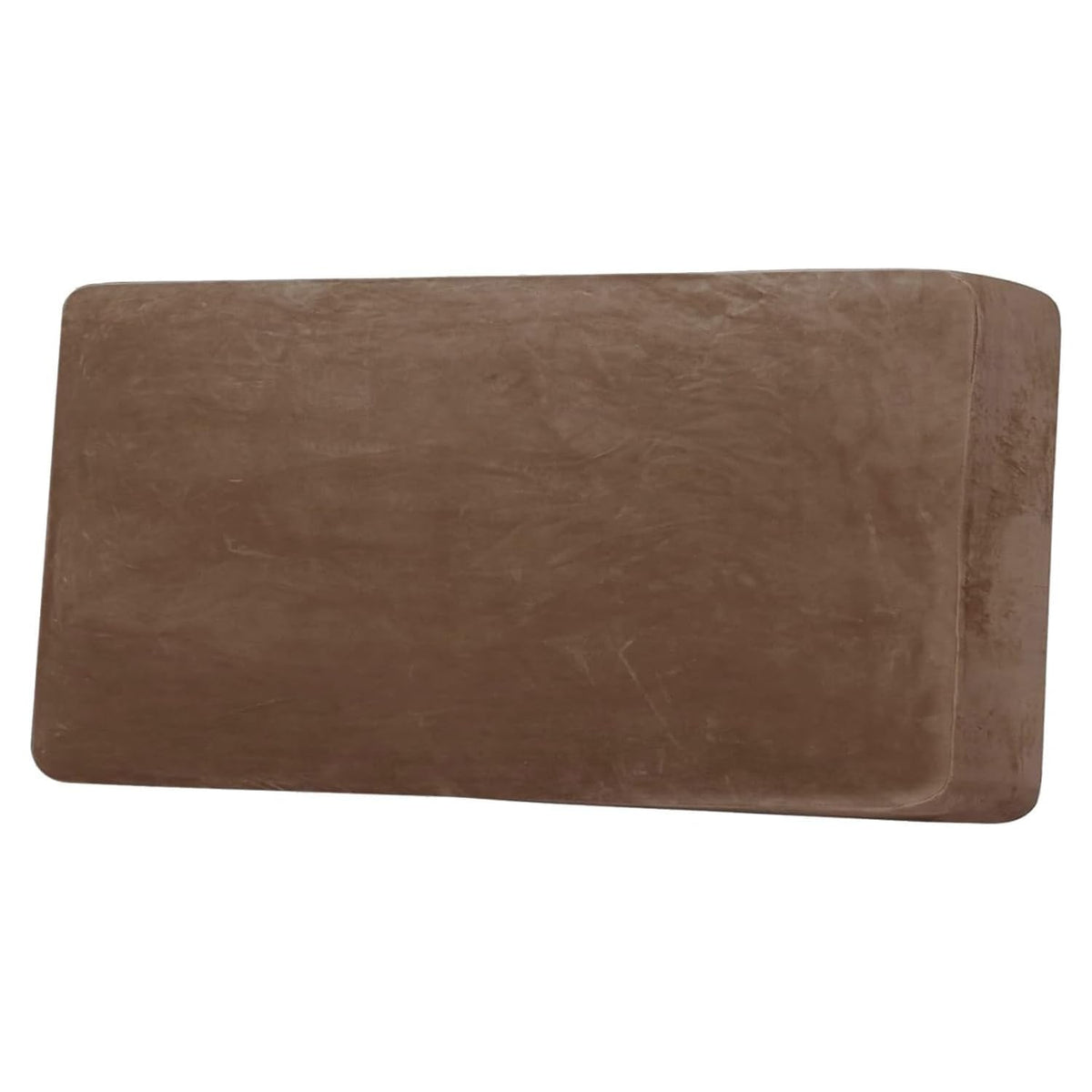 H.VERSAILTEX Velvet Stretch Couch Cushion Cover Plush Cushion Slipcover for Chair Loveseat Sofa Cushion Furniture Protector Seat Cushion Sofa Cover (2 Piece Large Sofa Cushion Covers, Ivory)
