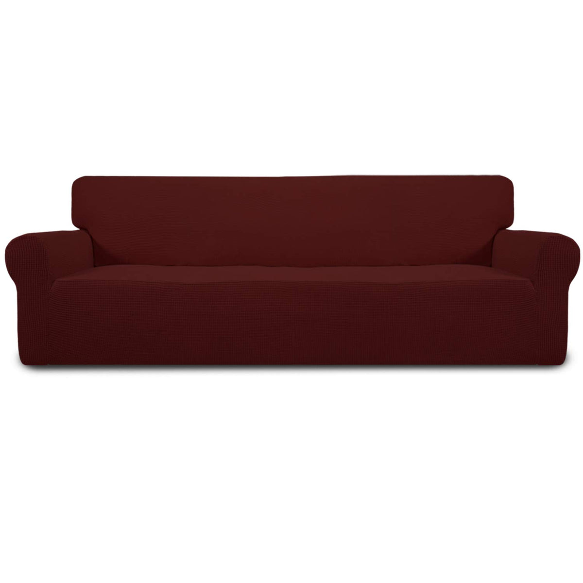 Easy-Going Stretch Couch Covers for Sofa Washable Large Chocolate