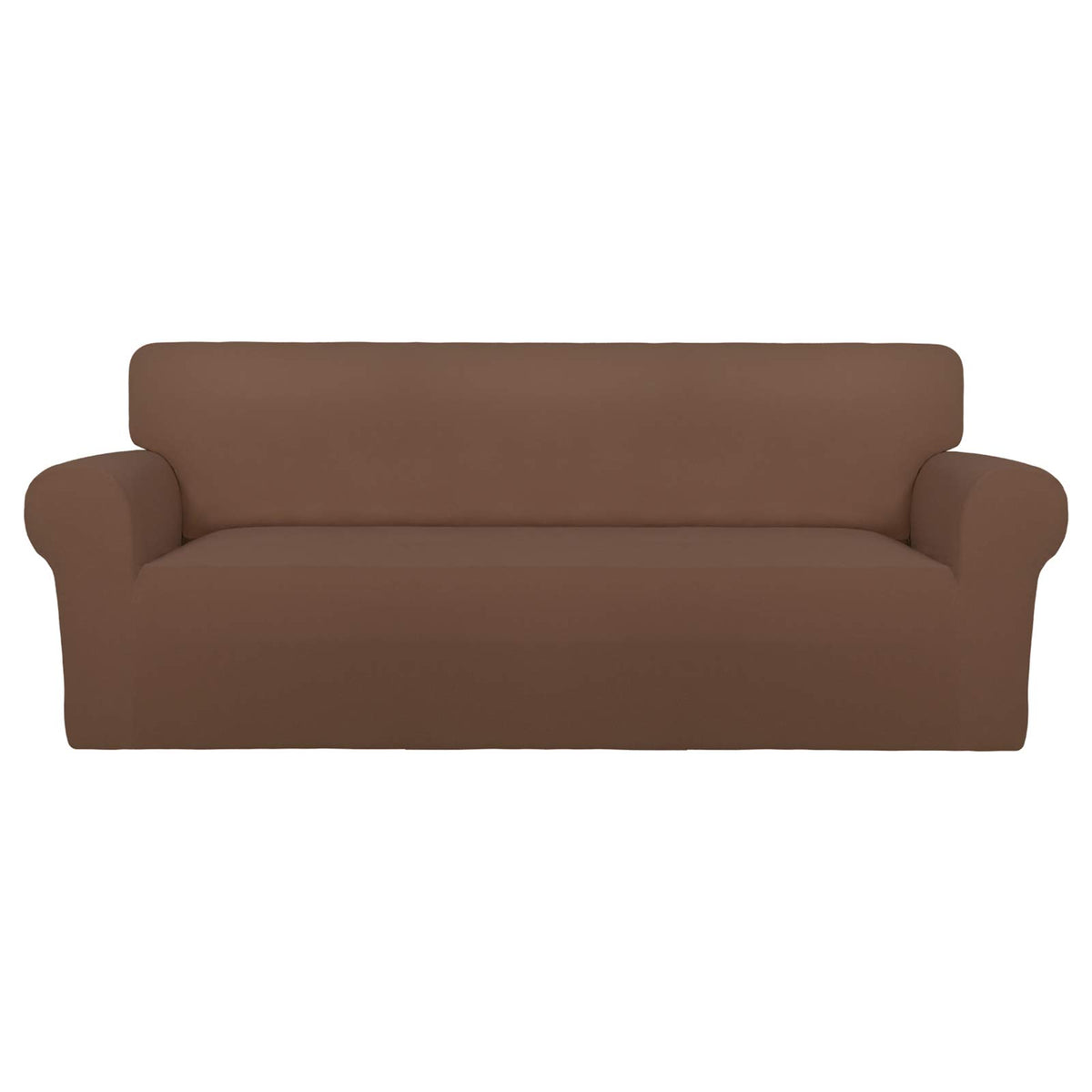 PureFit Stretch Couch Covers for Sofa Large Sofa Slipcovers Chocolate