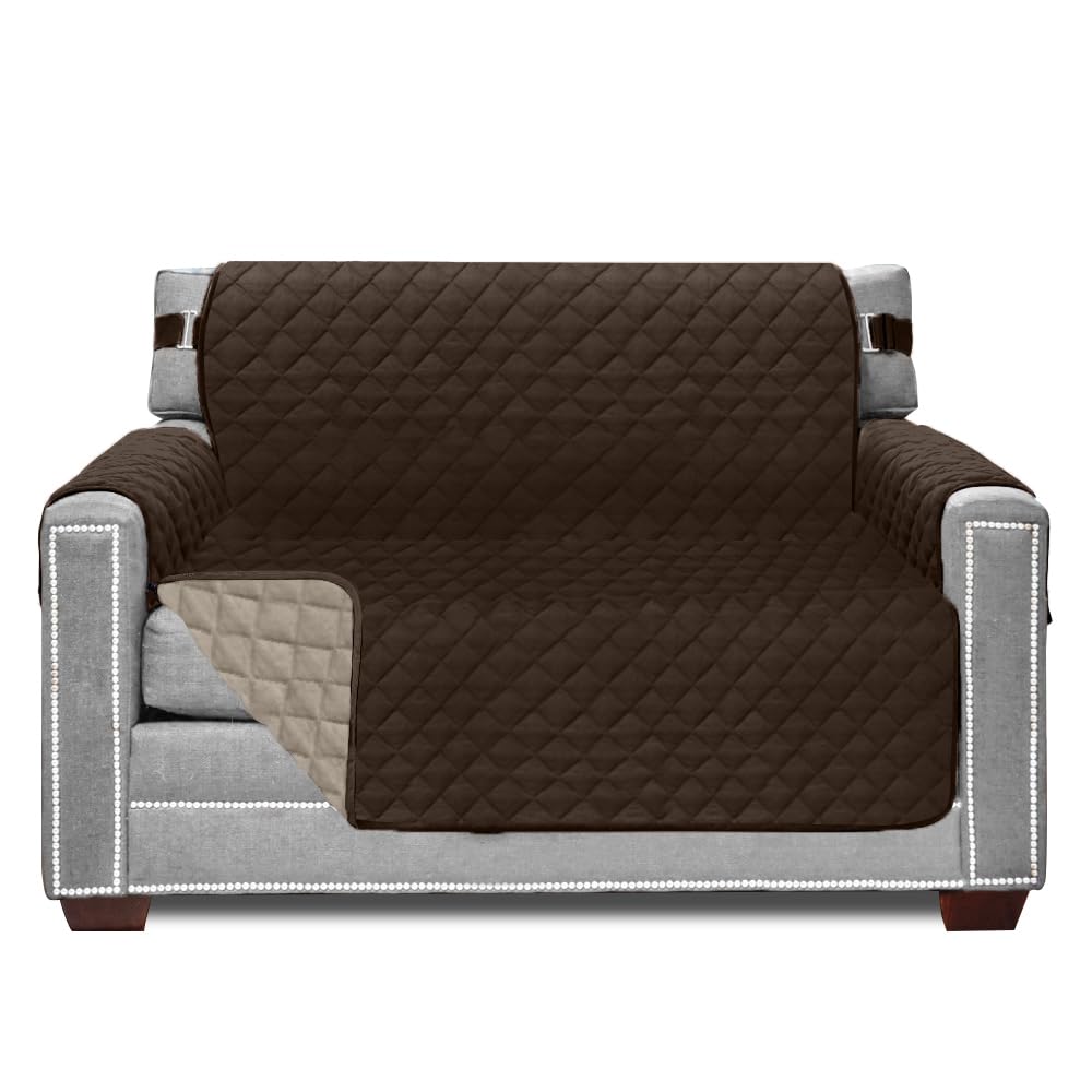 Sofa Shield® Couch Sofa Slip Cover for Dogs with Strap, Navy Sand