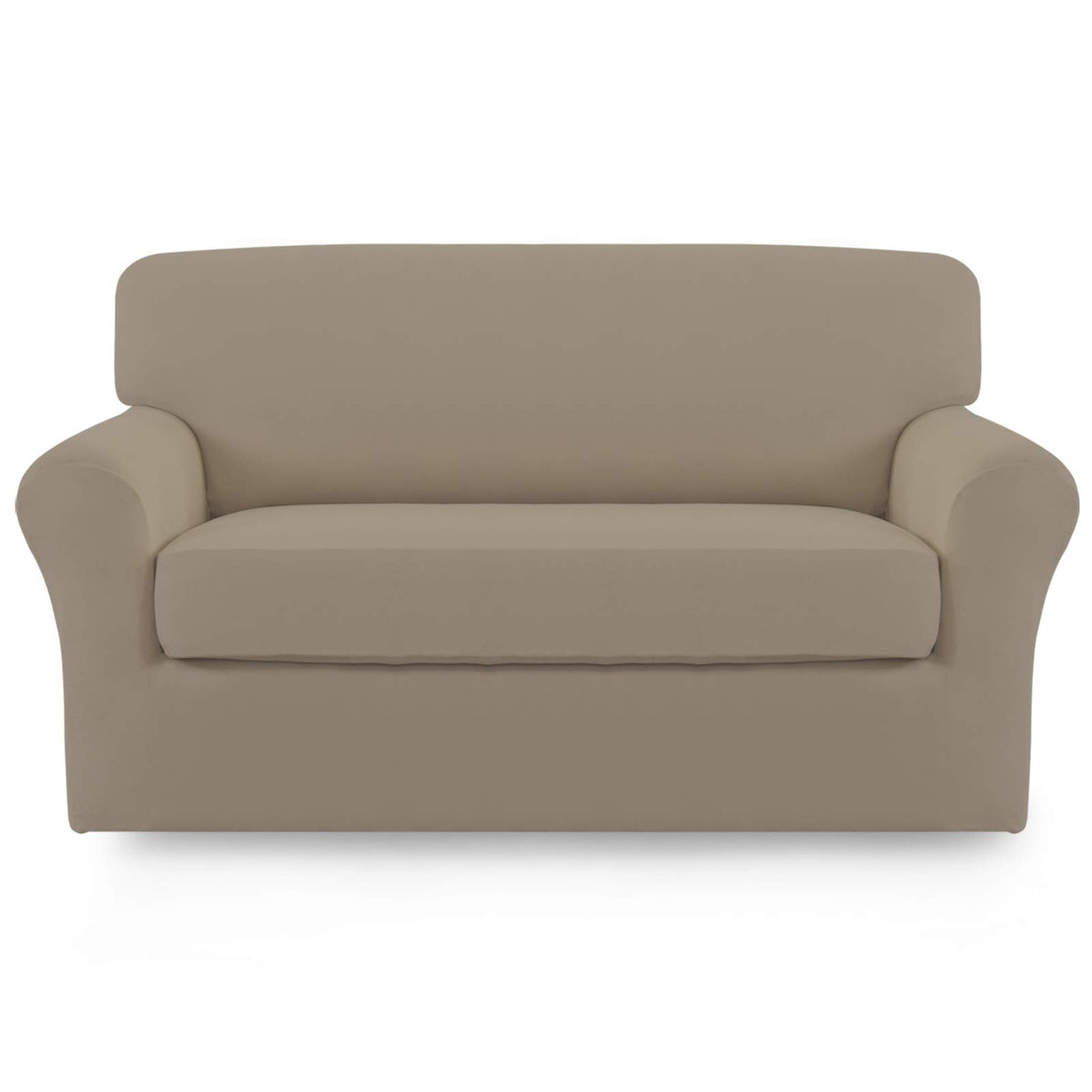 Easy-Going 2 Pieces Stretch Couch Sofa Slipcover Washable