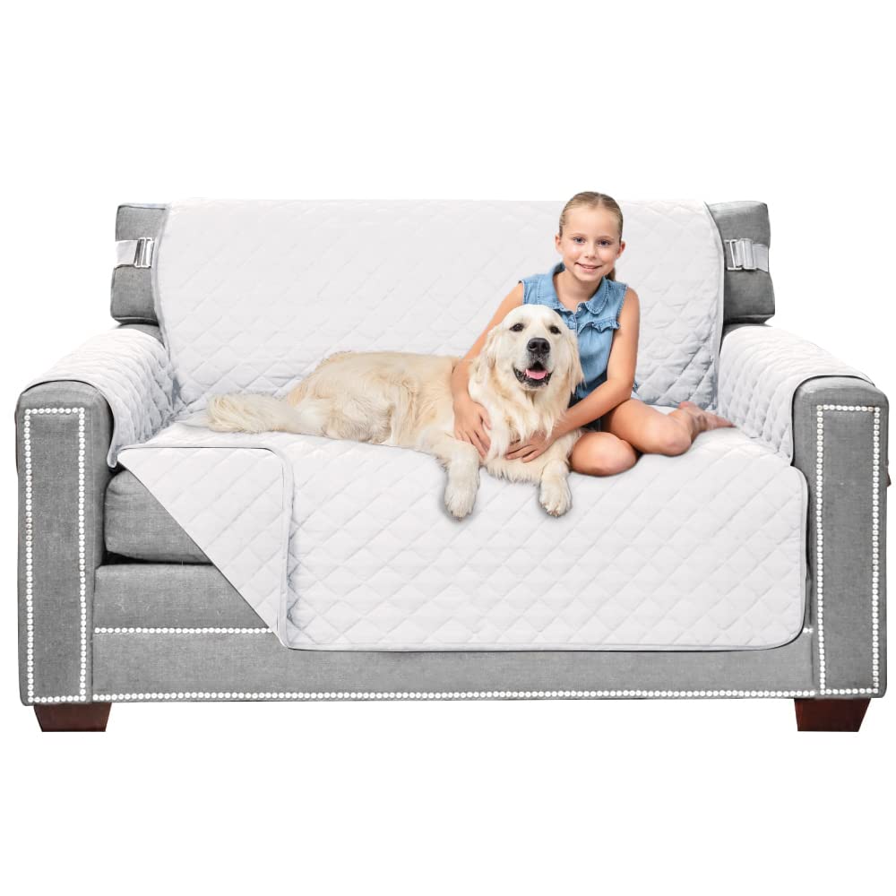 Sofa Shield® Couch Sofa Slip Cover for Dogs with Strap, Navy Sand