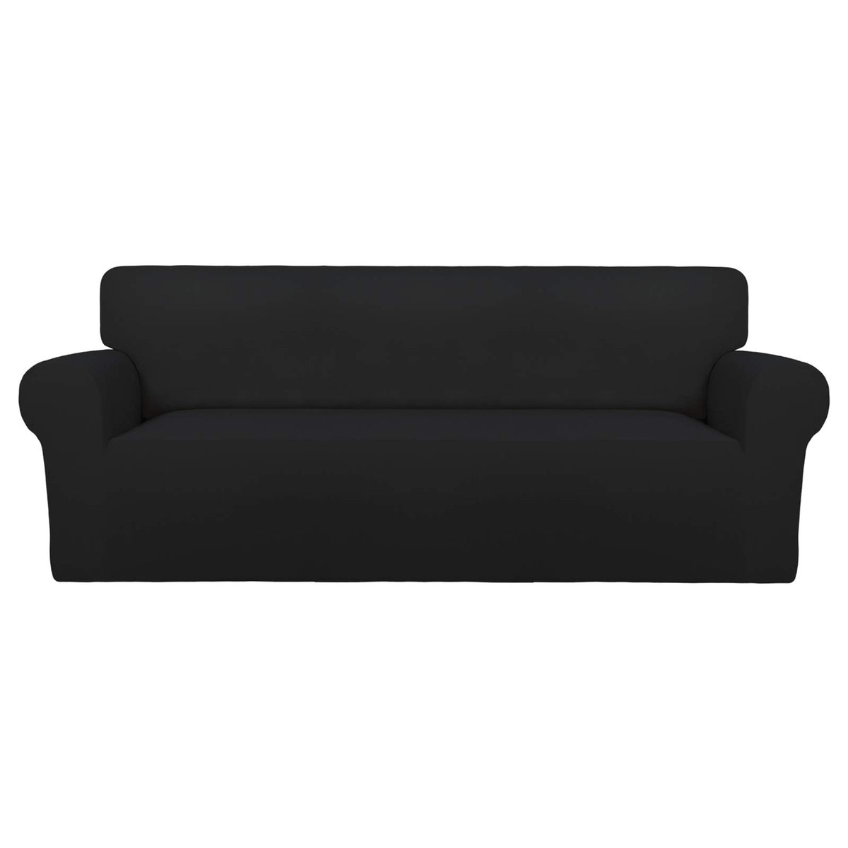 PureFit Stretch Couch Covers for Sofa Large Sofa Slipcovers Dark Gray