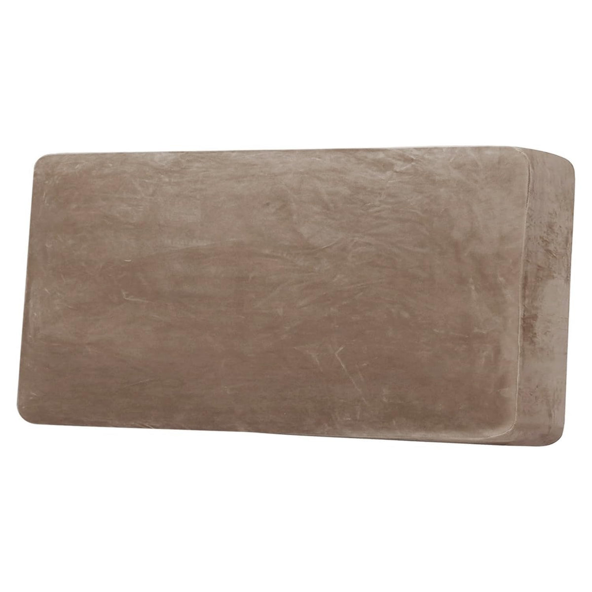H.VERSAILTEX Velvet Stretch Couch Cushion Cover Plush Cushion Slipcover for Chair Loveseat Sofa Cushion Furniture Protector Seat Cushion Sofa Cover (3 Piece Sofa Cushion Covers, Ivory)