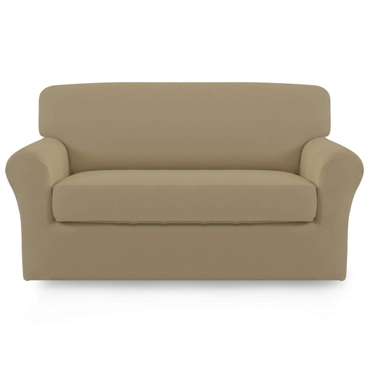 Easy-Going 2 Pieces Stretch Couch Sofa Slipcover Washable
