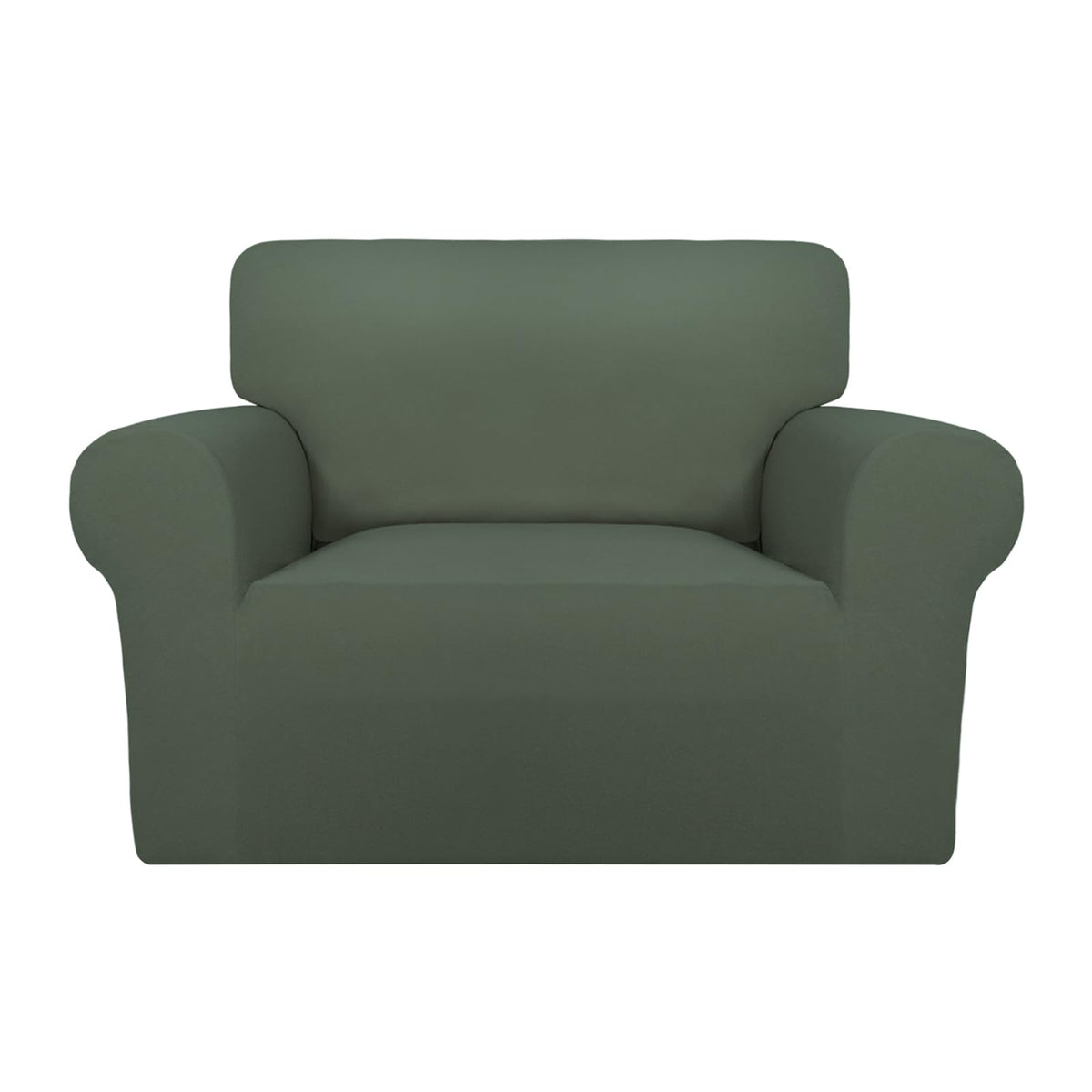 PureFit Stretch Couch Covers for Sofa Large Sofa Slipcovers Dark Gray