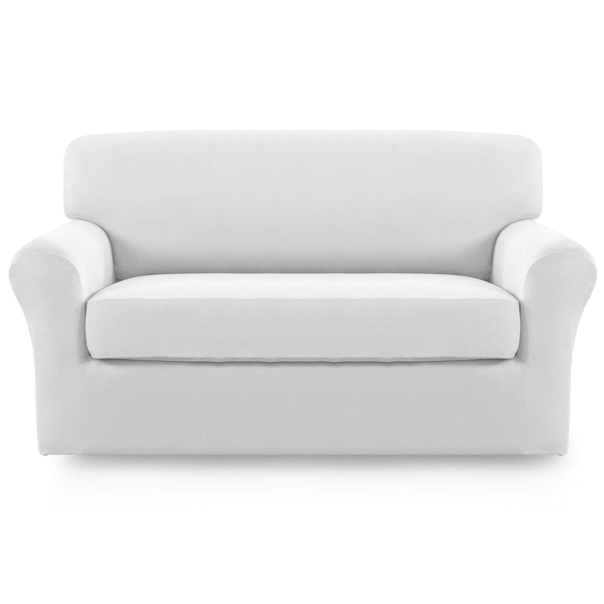 Easy-Going 2 Pieces Stretch Couch Sofa Slipcover Washable