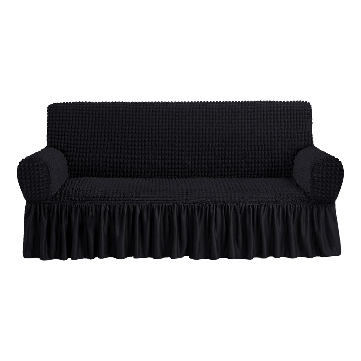 NICEEC Sofa Covers Beige Couch Cover Stretch Sofa Slipcovers with Skirt