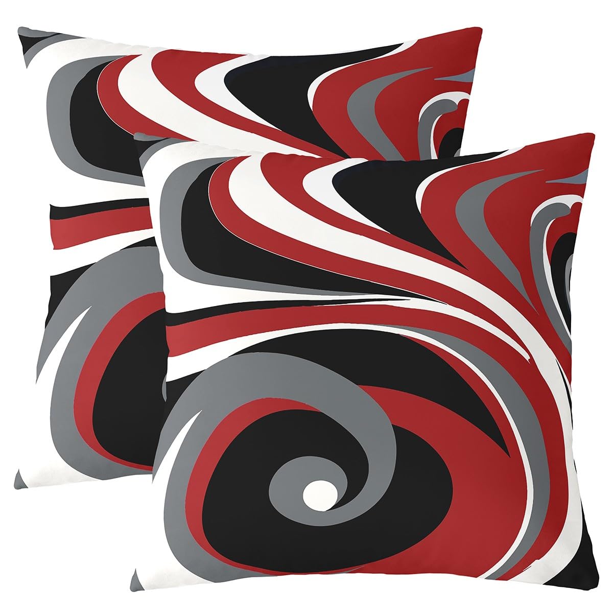 Feelyou Throw Geometric Square Pillow Covers 18x18 Inches