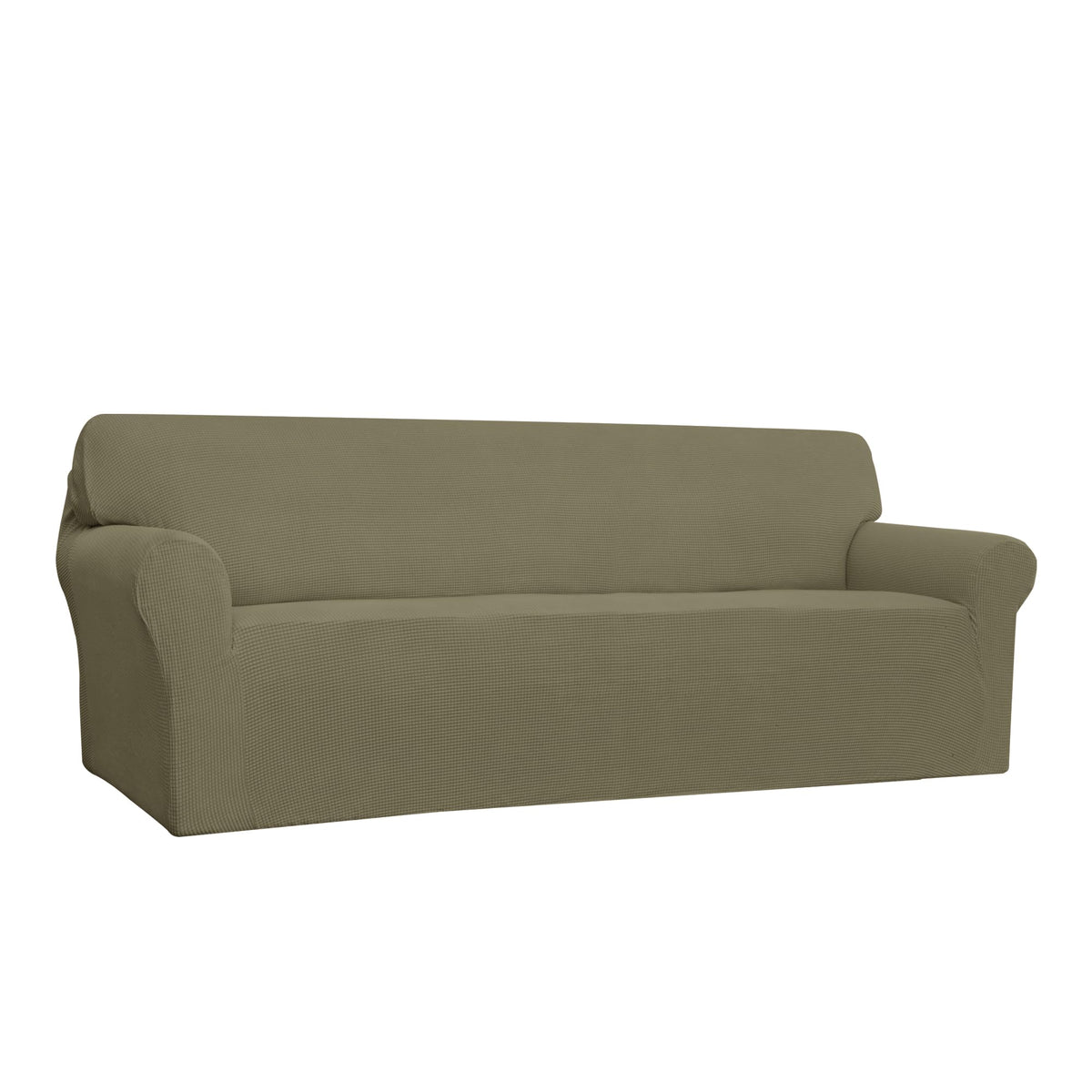 Easy-Going Stretch Loveseat Couch Covers Washable Dark Gray