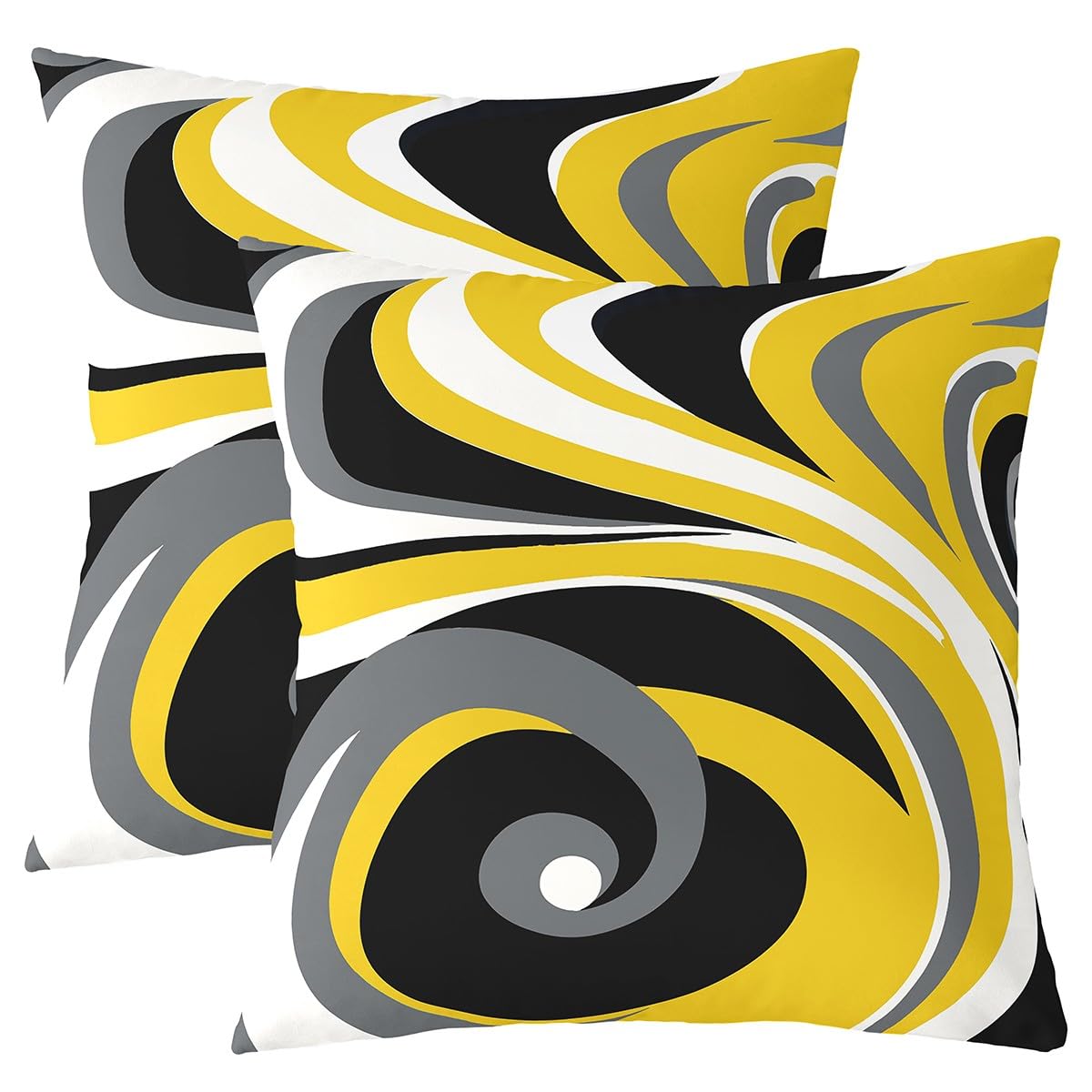Feelyou Throw Geometric Square Pillow Covers 18x18 Inches