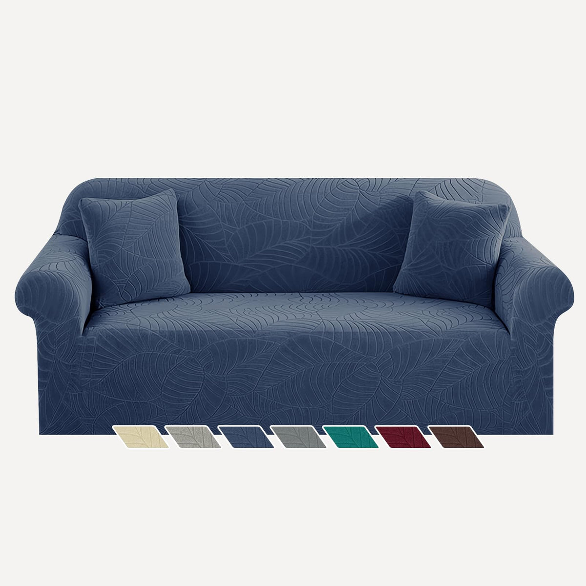 YEMYHOM Couch Cover Latest Jacquard Design High Stretch Sofa Covers for 3 Cushion Couch, Pet Dog Cat Proof Slipcover Non Slip Magic Elastic Furniture Protector (Sofa, Light Gray)