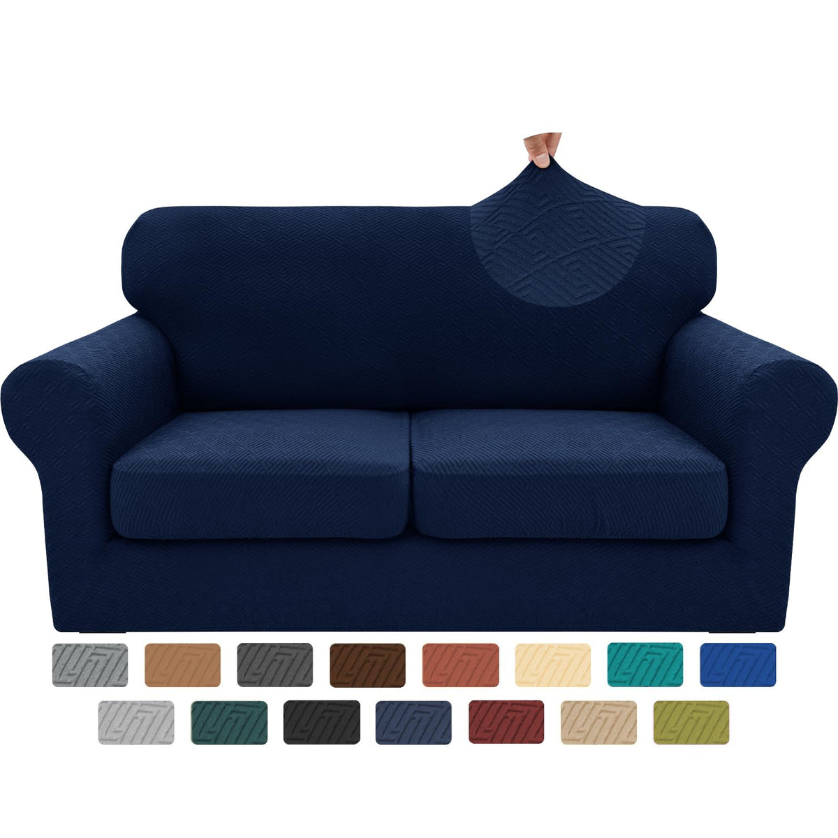 XINEAGE 4-Piece Stretch Sofa Cover, Washable Couch Covers for Dog