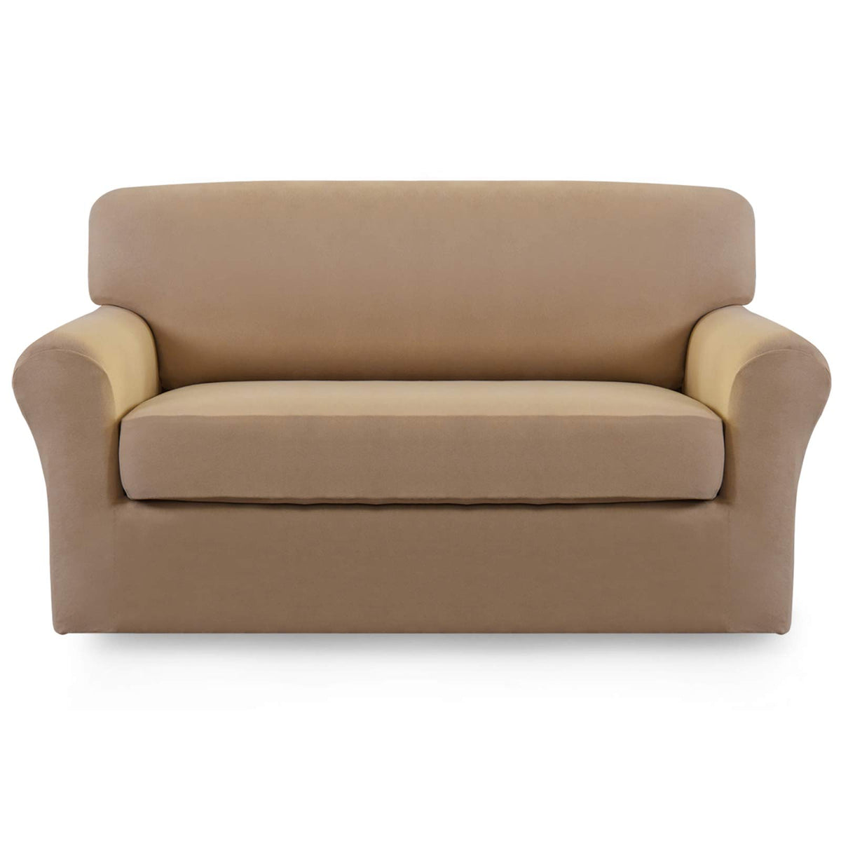 Easy-Going 2 Pieces Stretch Couch Sofa Slipcover Washable