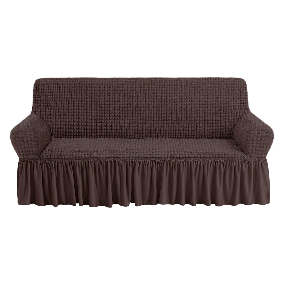 NICEEC Sofa Covers Beige Couch Cover Stretch Sofa Slipcovers with Skirt
