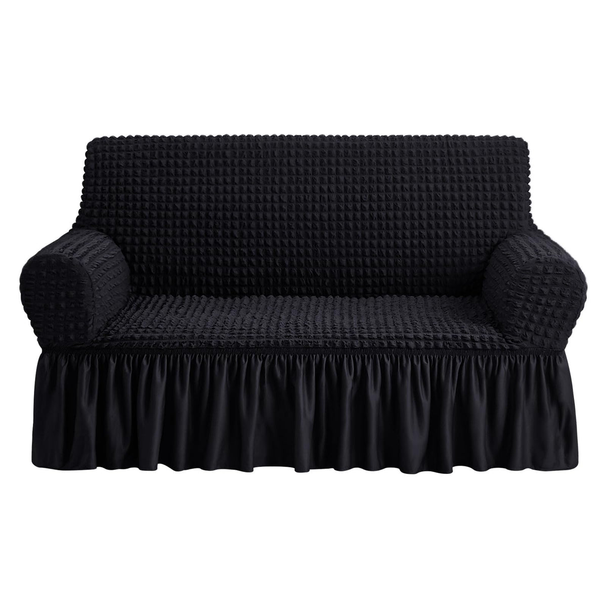 NICEEC Sofa Covers Beige Couch Cover Stretch Sofa Slipcovers with Skirt