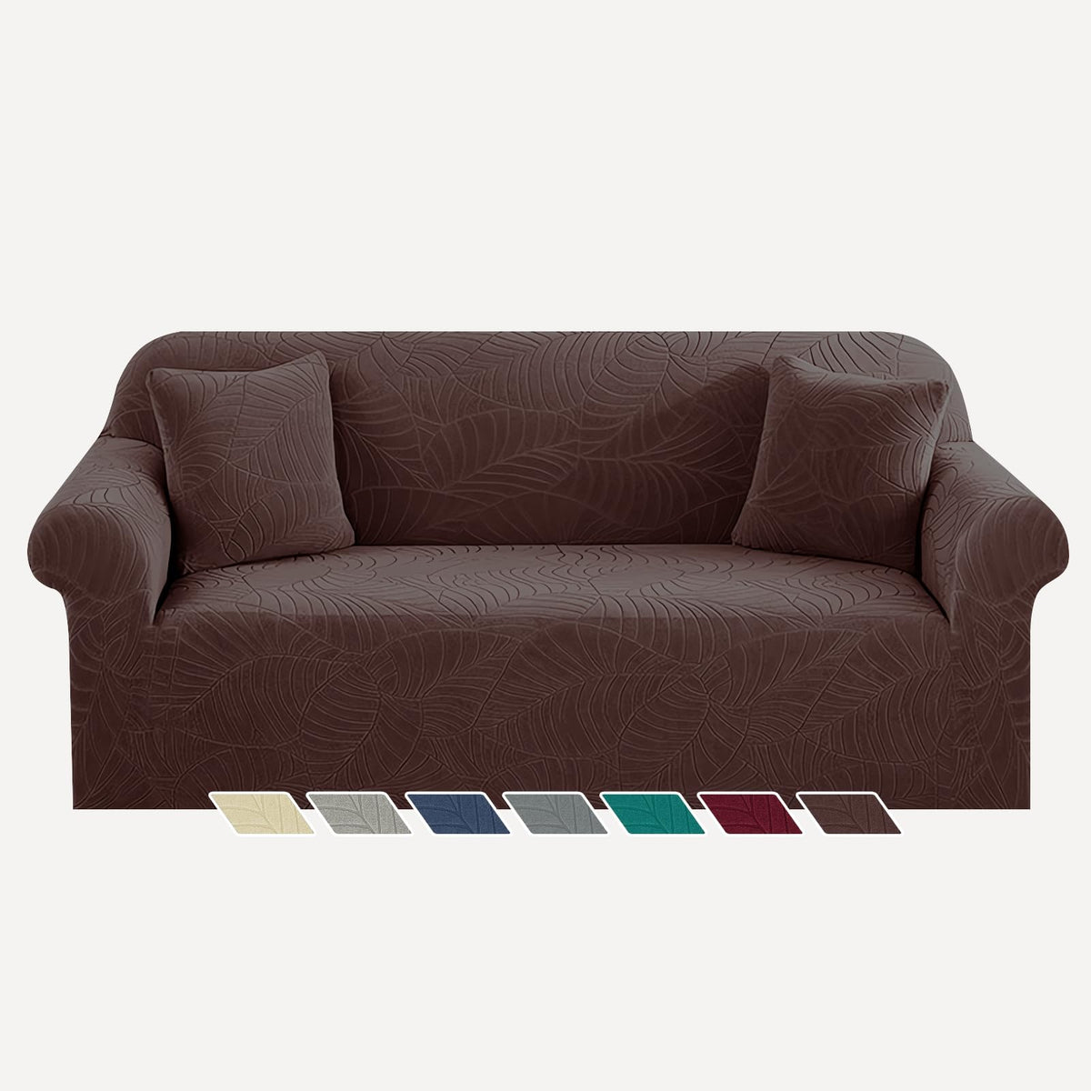 YEMYHOM Couch Cover Latest Jacquard Design High Stretch Sofa Covers for 3 Cushion Couch, Pet Dog Cat Proof Slipcover Non Slip Magic Elastic Furniture Protector (Sofa, Light Gray)