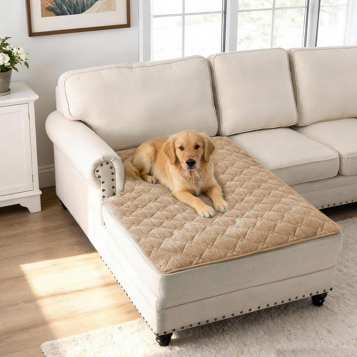 H.VERSAILTEX Couch Cover for Dogs, Non-Slip Washable Pet Sofa Protector