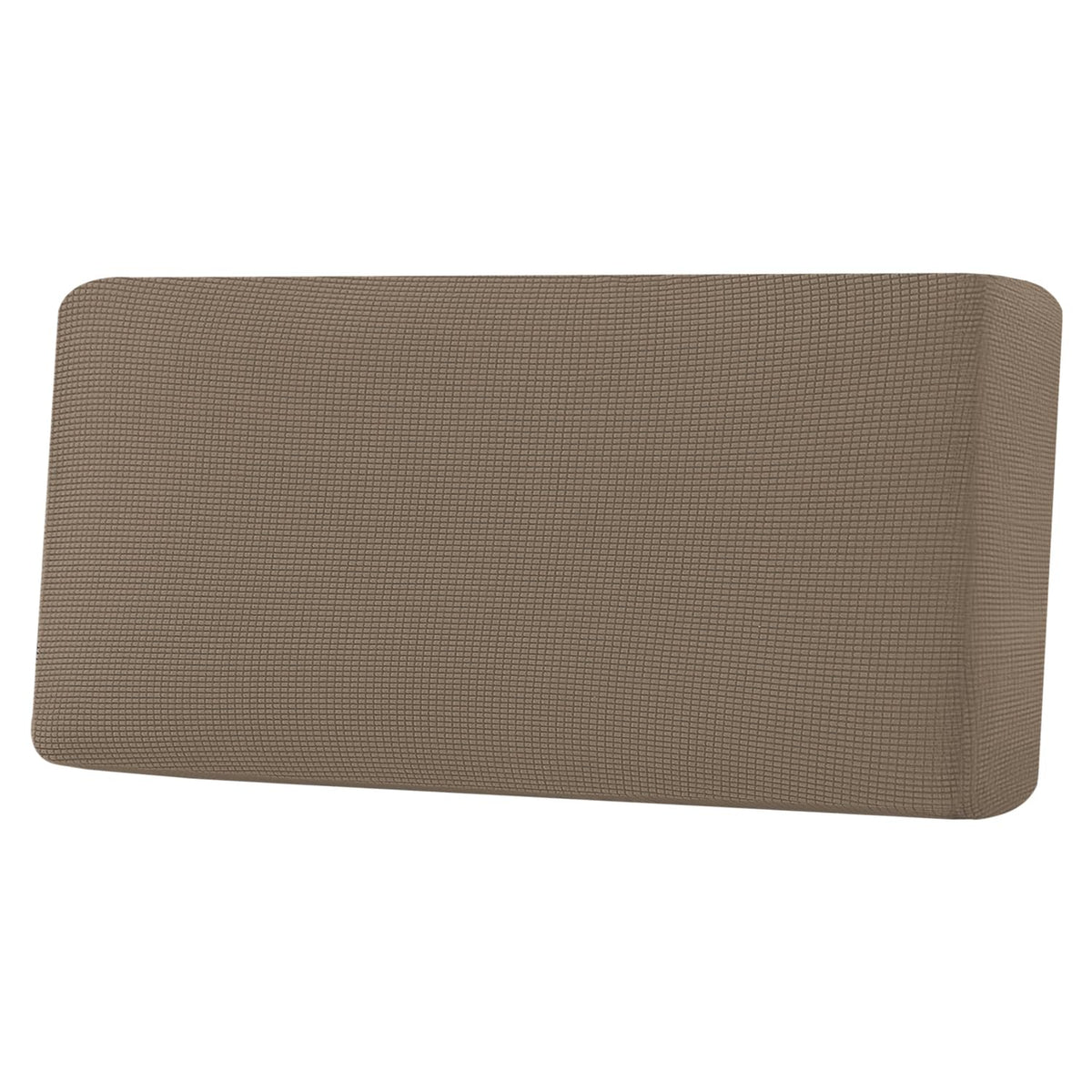 H.VERSAILTEX Super Stretch Individual Seat Cushion/Couch Slipcover Sets Thick Jacquard Textured Twill Fabric (3 Piece Sofa Covers, Sand)