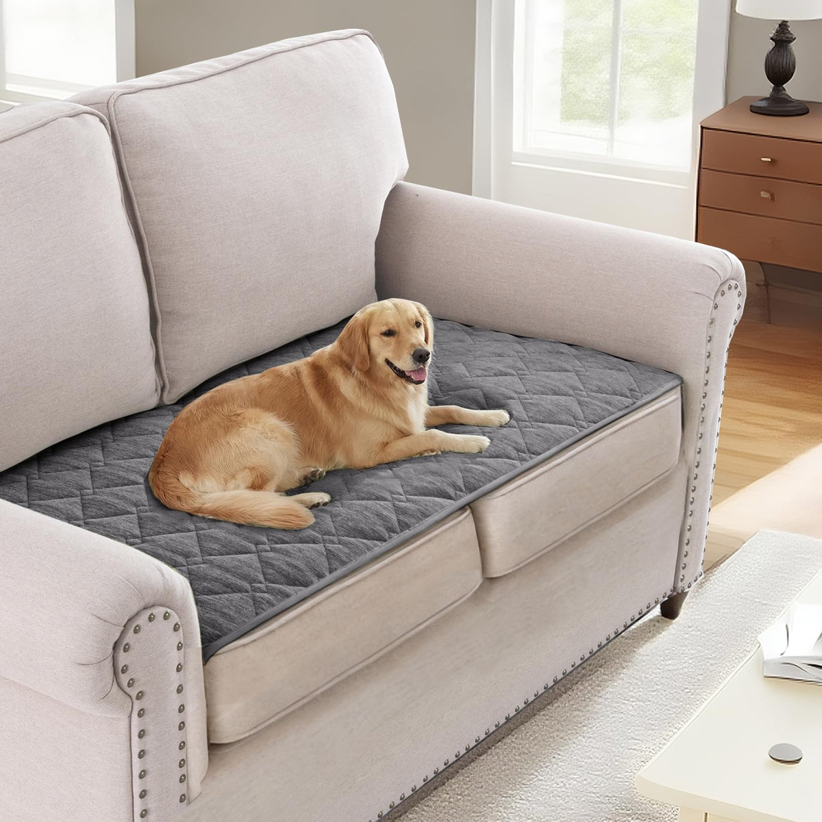 H.VERSAILTEX Couch Cover for Dogs, Non-Slip Washable Pet Sofa Protector