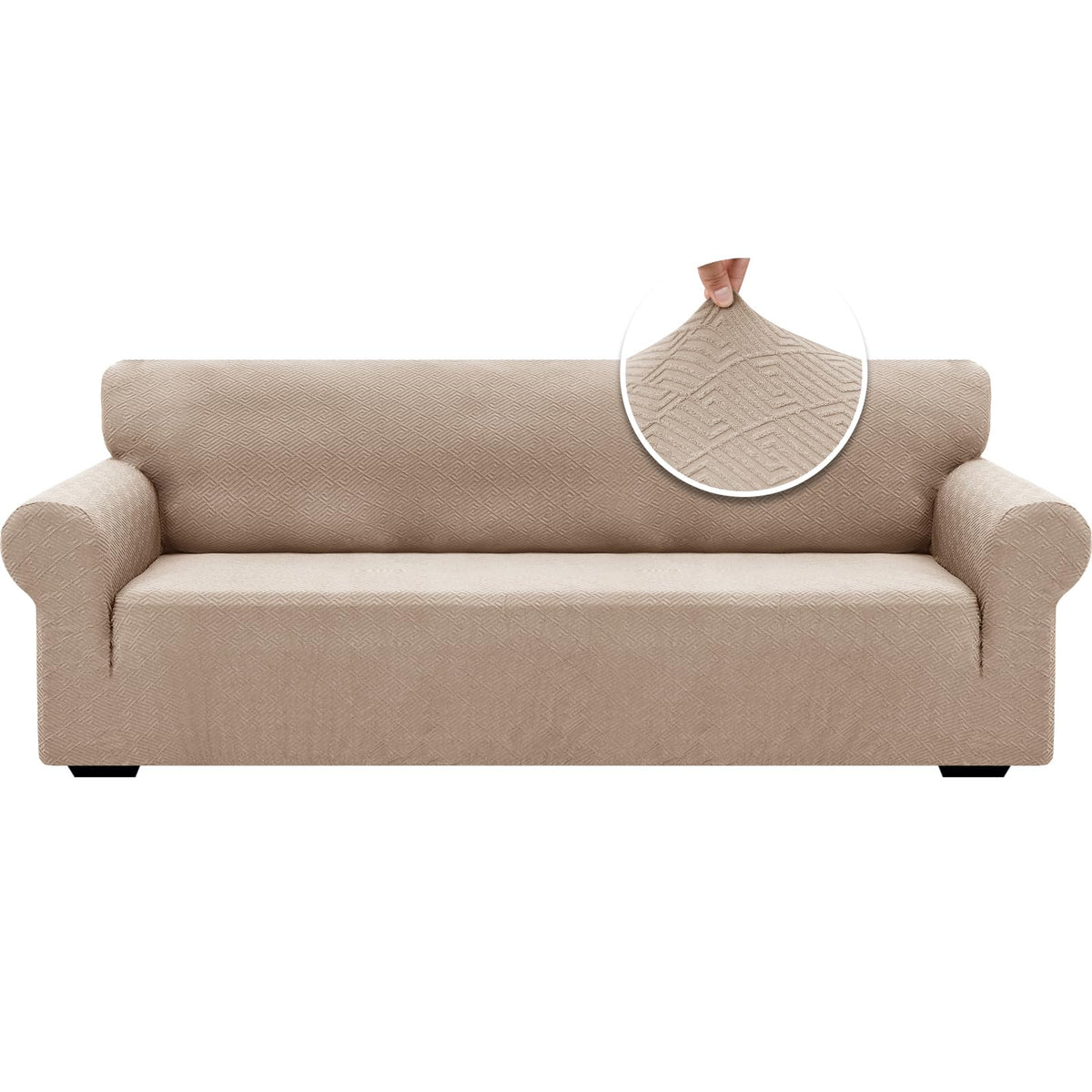 XINEAGE Stretch Jacquard Sofa Cover, Non Slip Sofa Slipcover for Dog