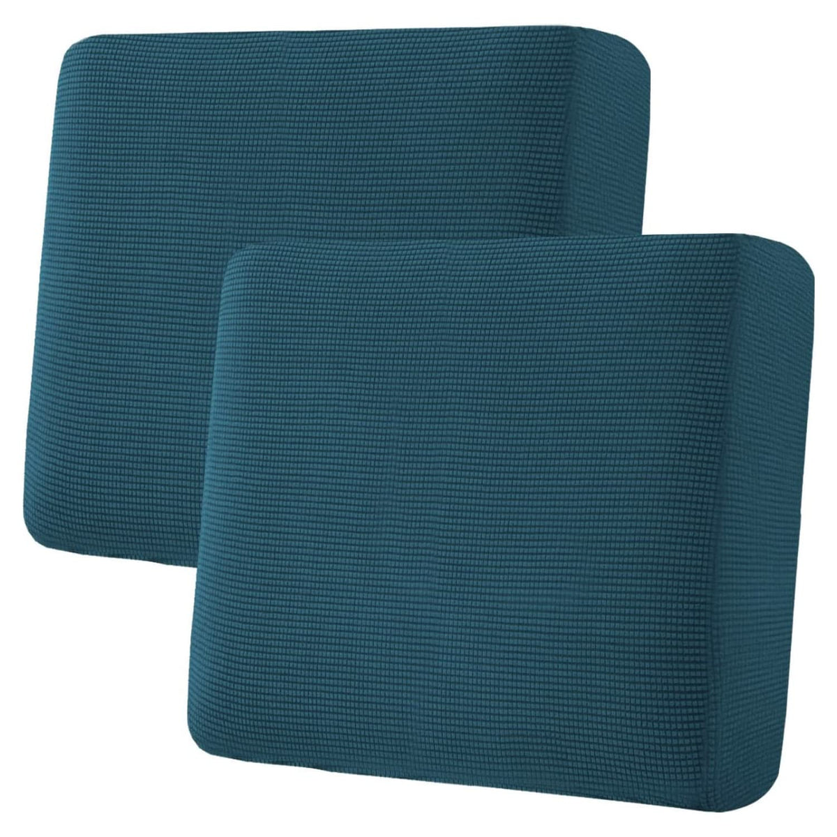 H.VERSAILTEX Super Stretch Individual Seat Cushion/Couch Slipcover Sets Thick Jacquard Textured Twill Fabric (3 Piece Sofa Covers, Sand)