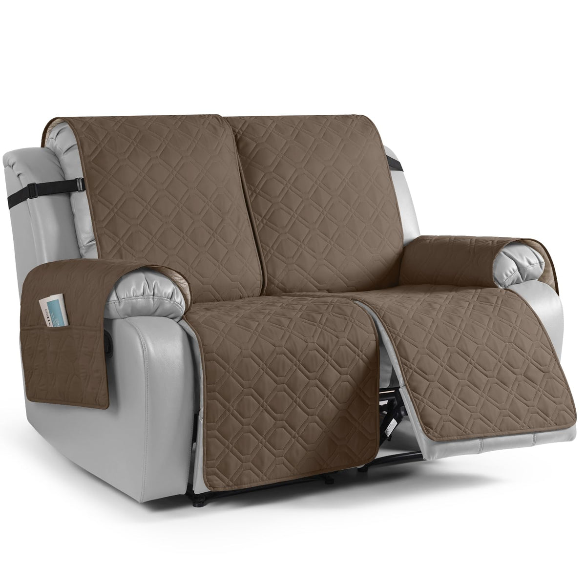 VANSOFY Waterproof Recliner Couch Covers Washable, Dark Gray,3 Seater