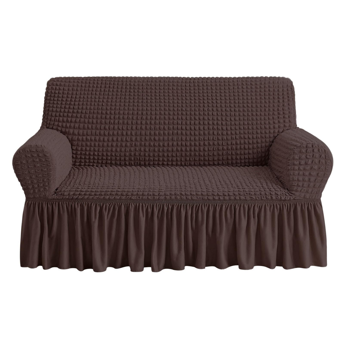 NICEEC Sofa Covers Beige Couch Cover Stretch Sofa Slipcovers with Skirt