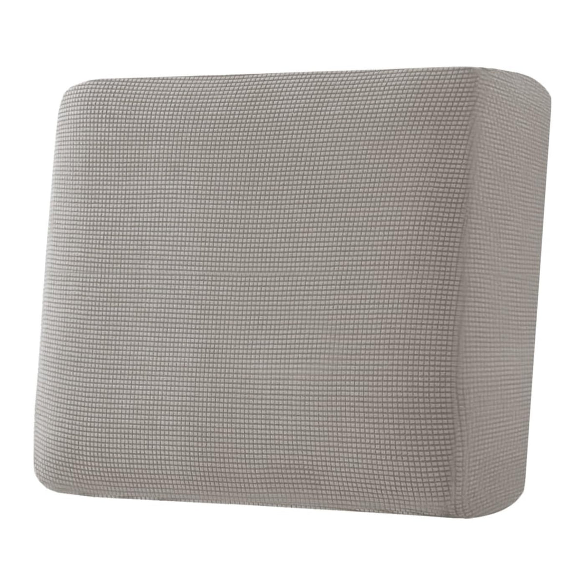 H.VERSAILTEX Super Stretch Individual Seat Cushion/Couch Slipcover Sets Thick Jacquard Textured Twill Fabric (3 Piece Sofa Covers, Sand)