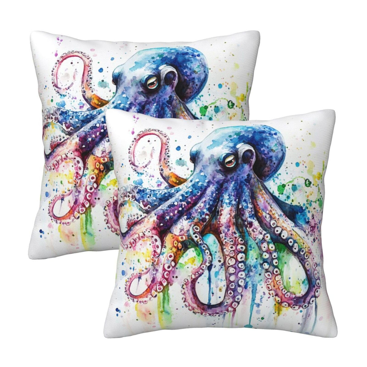 Landscape Throw Pillow Covers 18x18 Inch Set of 2 Western Decorative Cushion Cases for Couch Living Room Bedroom