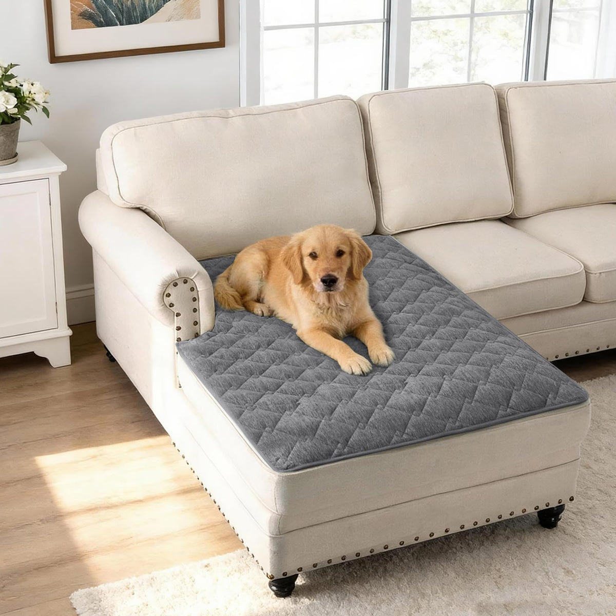 H.VERSAILTEX Couch Cover for Dogs, Non-Slip Washable Pet Sofa Protector