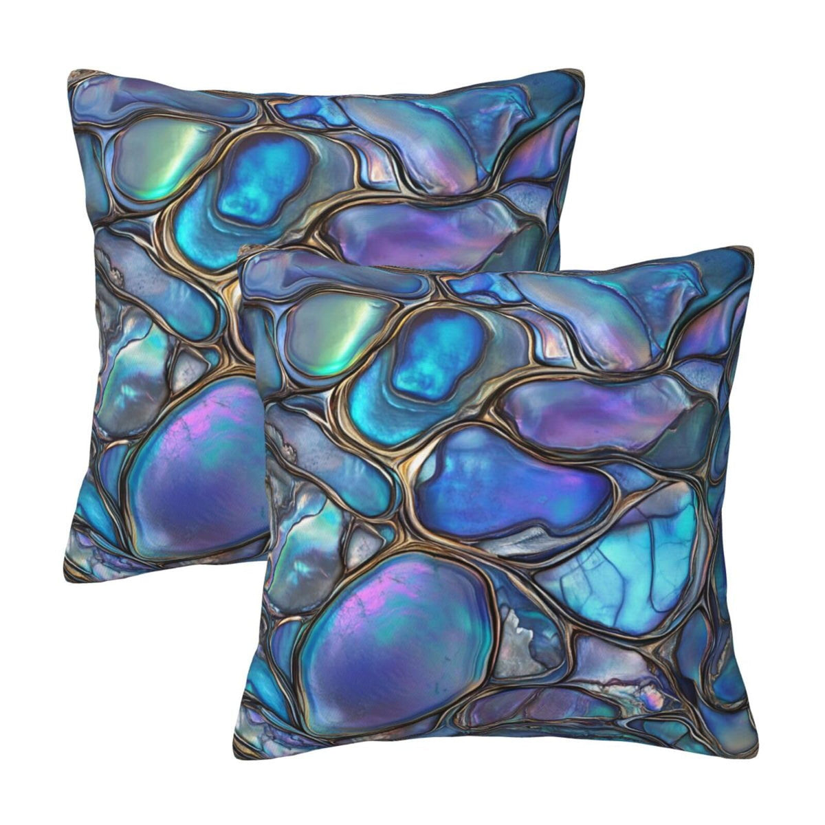 Landscape Throw Pillow Covers 18x18 Inch Set of 2 Western Decorative Cushion Cases for Couch Living Room Bedroom