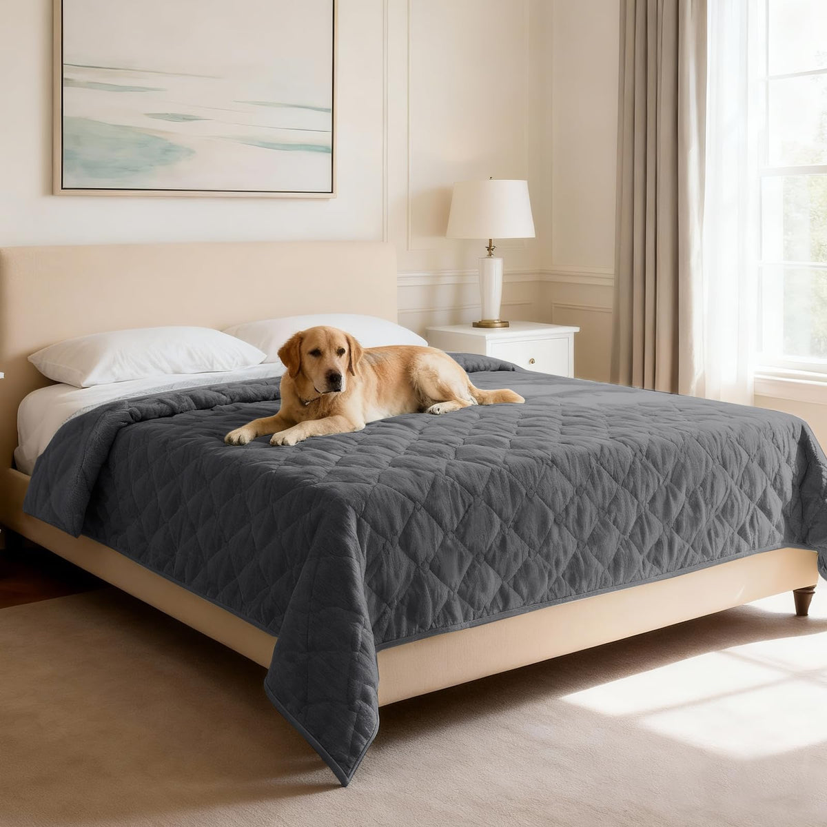 H.VERSAILTEX Couch Cover for Dogs, Non-Slip Washable Pet Sofa Protector