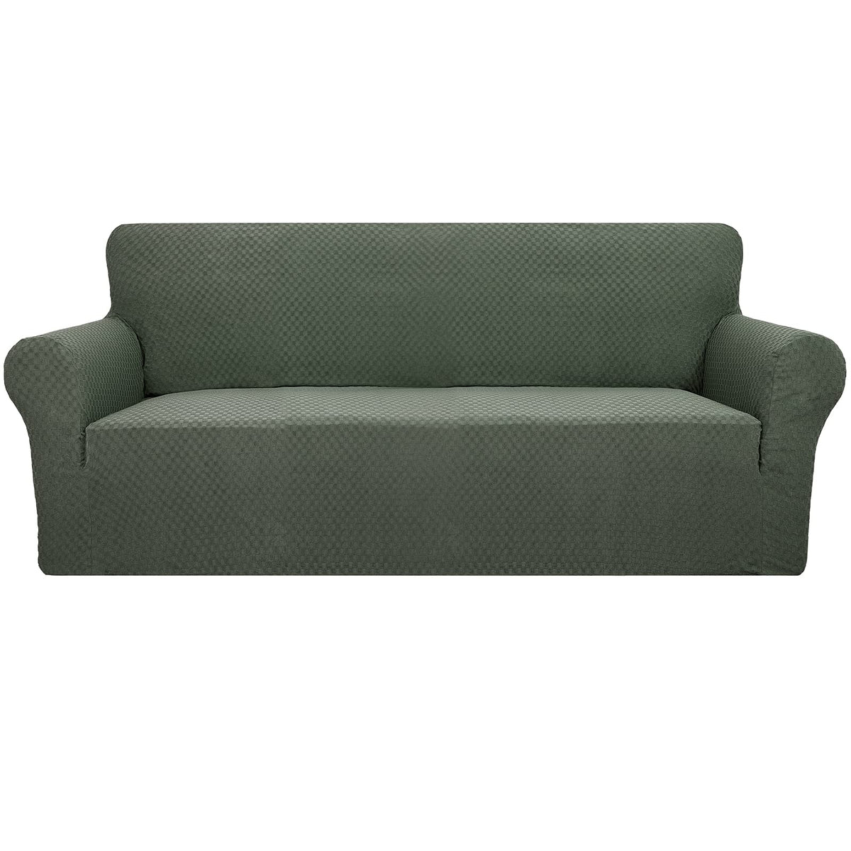 YEMYHOM Couch Cover Latest Jacquard Design High Stretch Sofa Covers for 3 Cushion Couch, Pet Dog Cat Proof Slipcover Non Slip Magic Elastic Furniture Protector (Sofa, Light Gray)