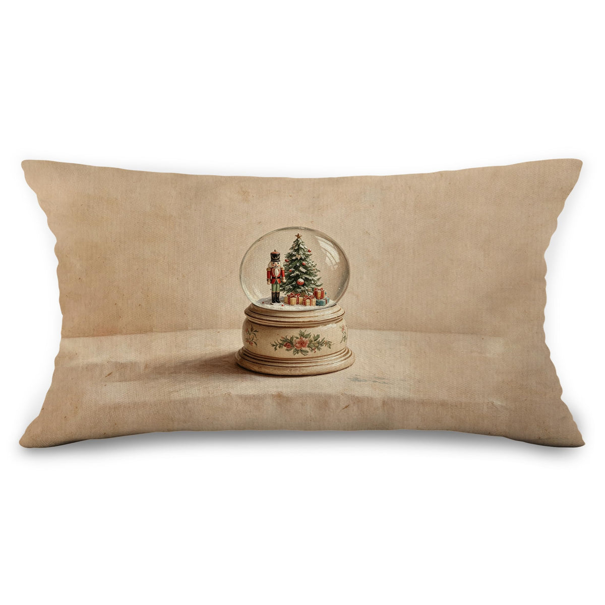 Vintage Christmas Tree Fireplace Throw Pillow Covers
