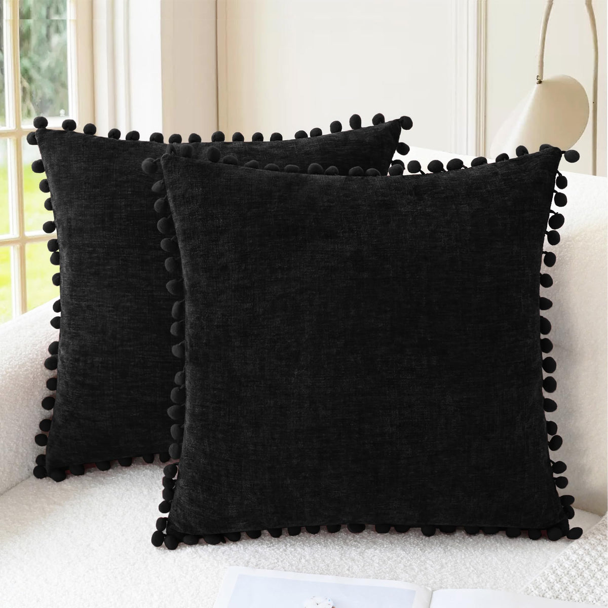 CaliTime Decorative Couch Throw Pillow Covers 20 X 12 Inches Apricot Brown