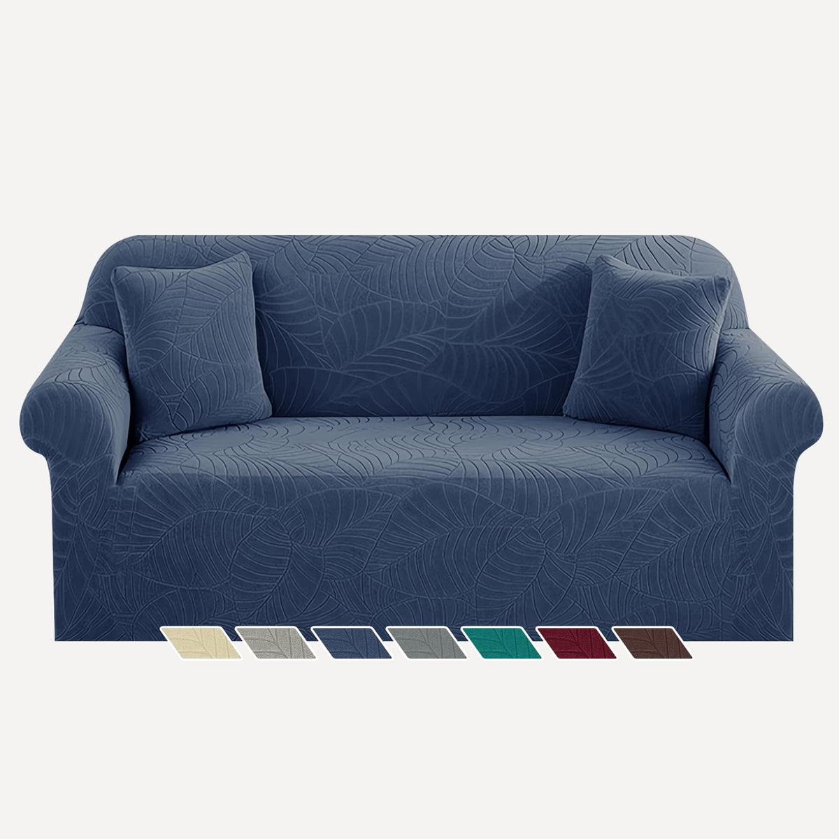 YEMYHOM Couch Cover Latest Jacquard Design High Stretch Sofa Covers for 3 Cushion Couch, Pet Dog Cat Proof Slipcover Non Slip Magic Elastic Furniture Protector (Sofa, Light Gray)