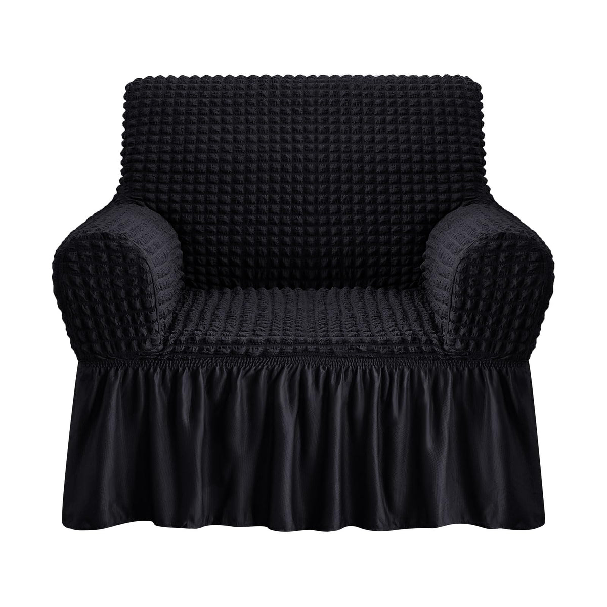 NICEEC Sofa Covers Beige Couch Cover Stretch Sofa Slipcovers with Skirt