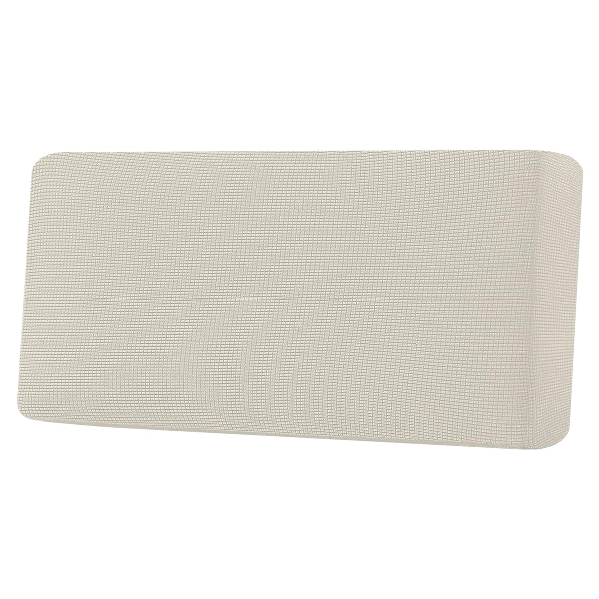 H.VERSAILTEX Super Stretch Individual Seat Cushion/Couch Slipcover Sets Thick Jacquard Textured Twill Fabric (3 Piece Sofa Covers, Sand)