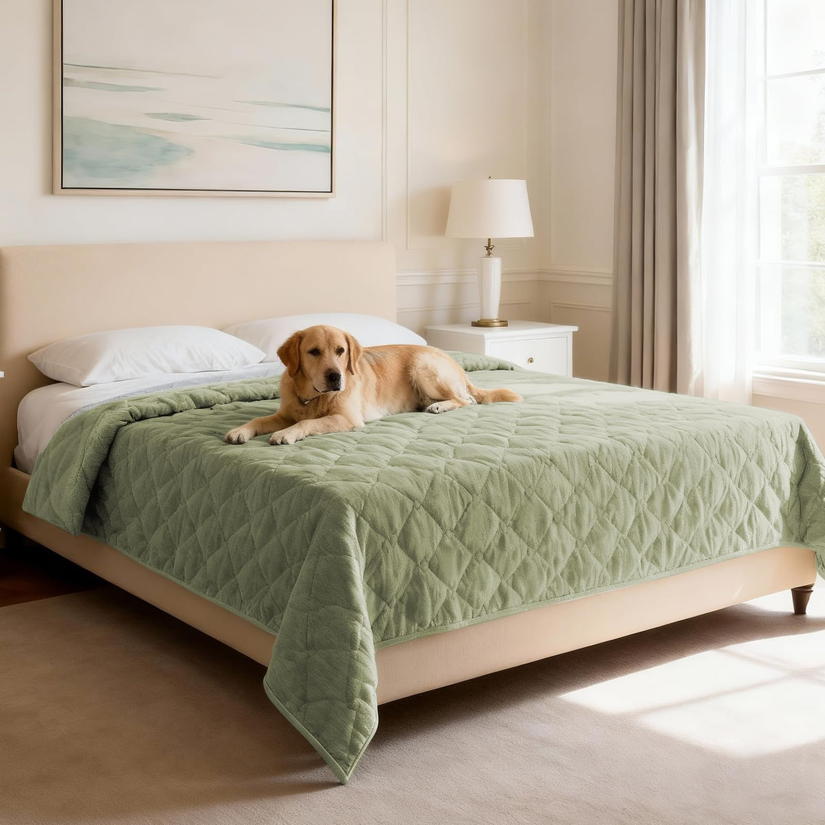 H.VERSAILTEX Couch Cover for Dogs, Non-Slip Washable Pet Sofa Protector