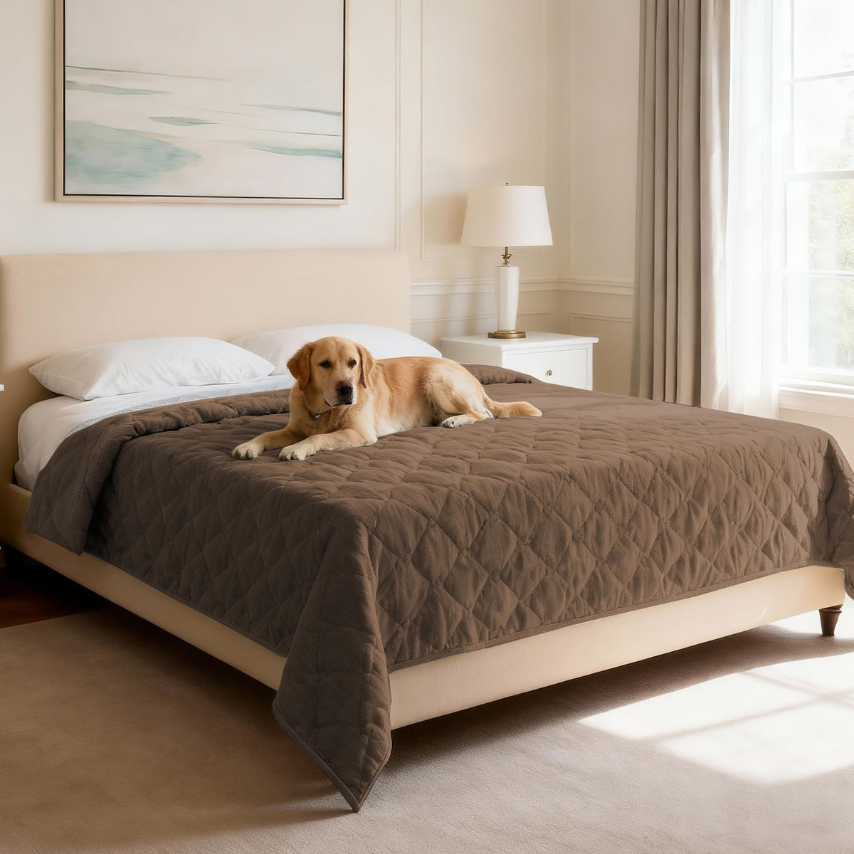 H.VERSAILTEX Couch Cover for Dogs, Non-Slip Washable Pet Sofa Protector