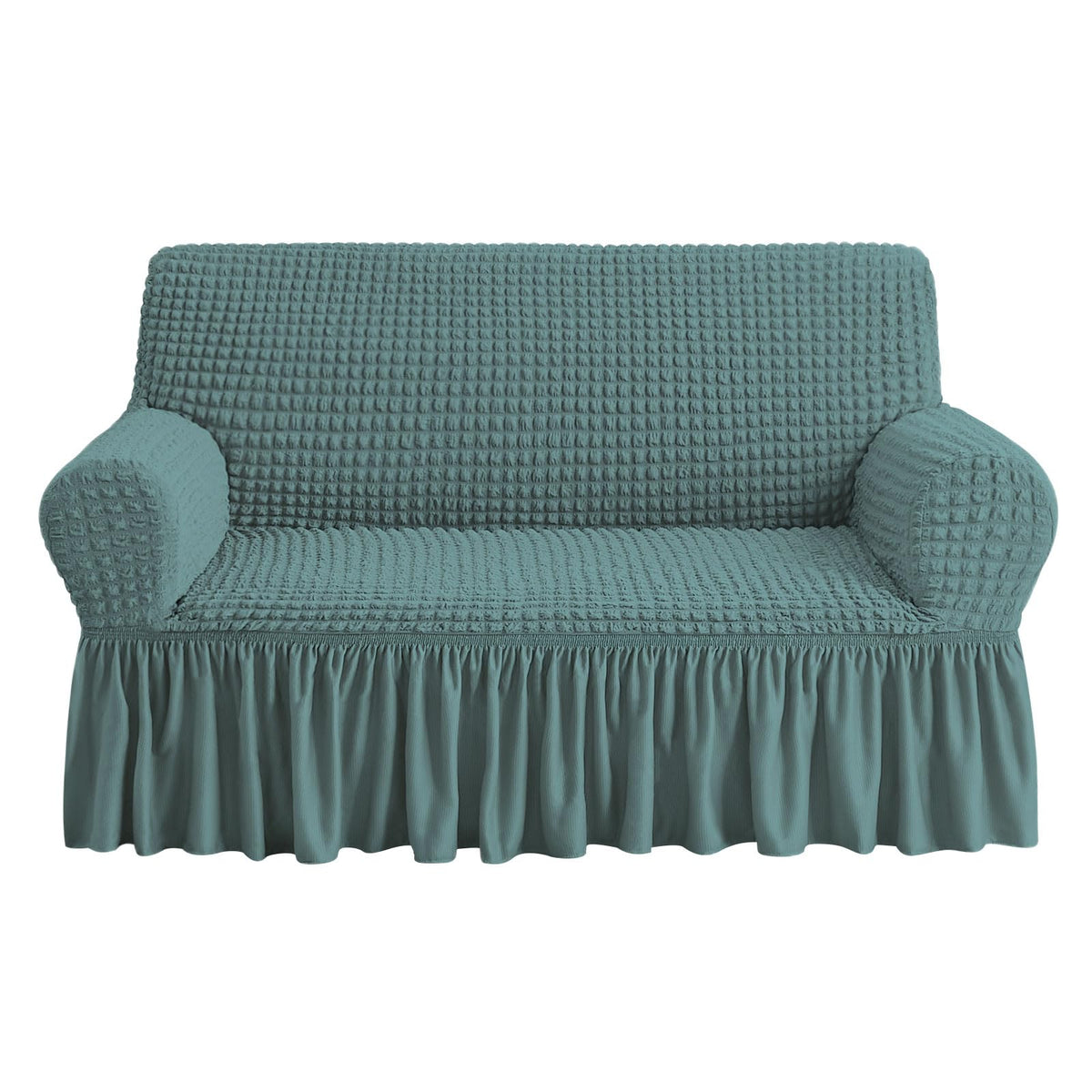 NICEEC Sofa Covers Beige Couch Cover Stretch Sofa Slipcovers with Skirt