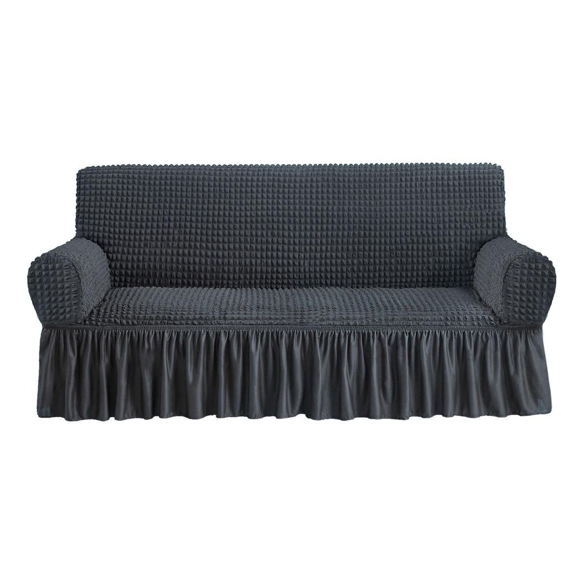 NICEEC Sofa Covers Beige Couch Cover Stretch Sofa Slipcovers with Skirt