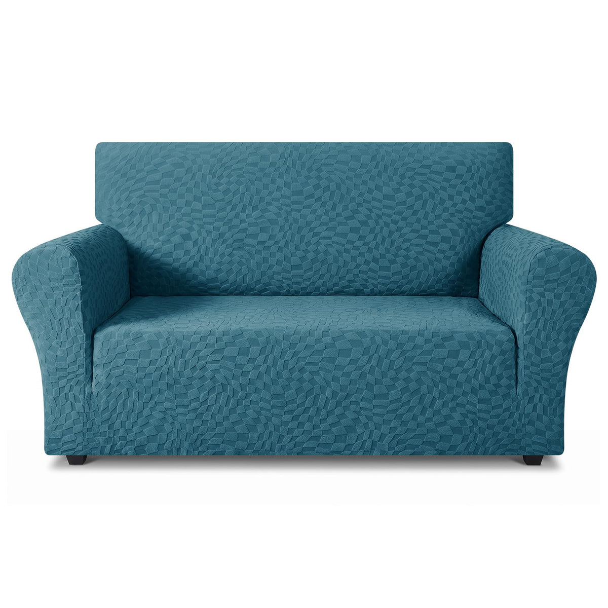 ZNSAYOTX 1 Piece Jacquard Couch Covers for 3 Cushion Couch Living Room High Stretch Sofa Cover Pets Dogs Friendly Anti Slip Thickened Slipcovers Furniture Protector (Sofa, Light Grey)
