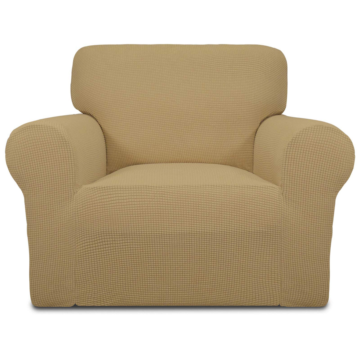 Easy-Going Stretch Couch Covers for Sofa Washable Large Chocolate