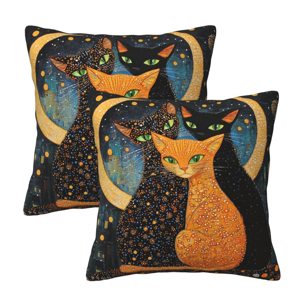 Landscape Throw Pillow Covers 18x18 Inch Set of 2 Western Decorative Cushion Cases for Couch Living Room Bedroom